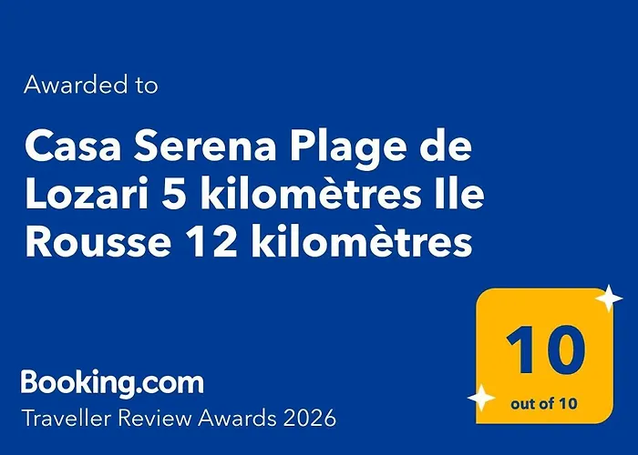 Casa vacanze Casa Serena De Lozari 5 Kilomètres Ile Rousse 12 Kilomètres